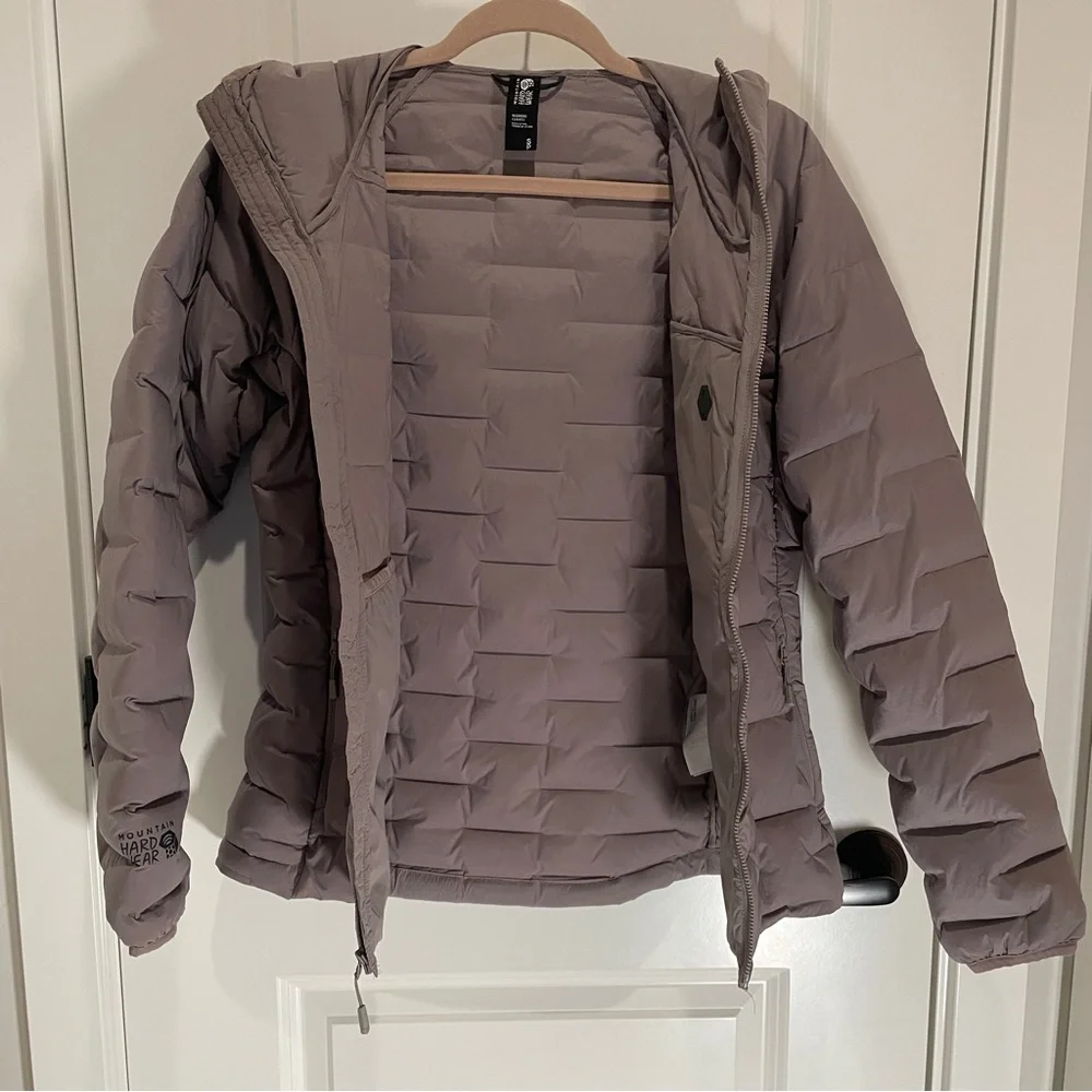 Mountain Hardwear Women's Hooded Puffer Jacket - Dusty Mauve - Picture 11 of 13